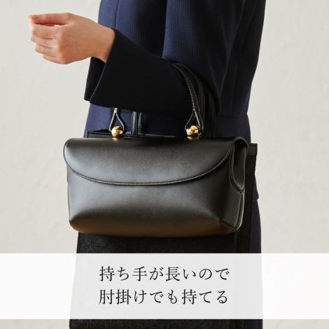 楽天市場】雑誌掲載 最高級ブラックフォーマルバッグ 黒 皇室
