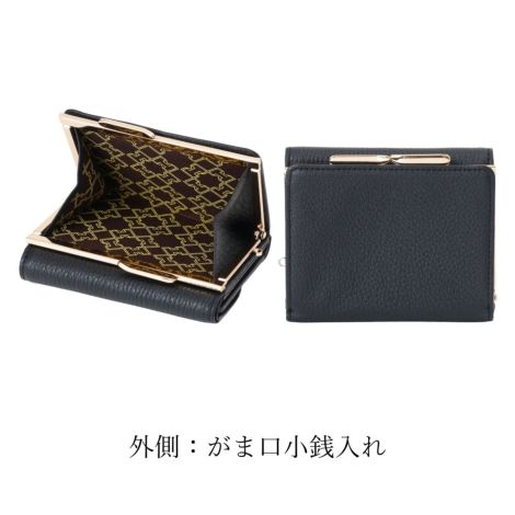 ハナエルがま口三つ折り財布【濱野皮革工藝 HAMANO】 | 【公式