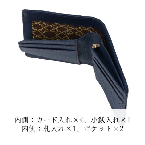 ハナエル二つ折り財布【濱野皮革工藝 HAMANO】 | 【公式】濱野