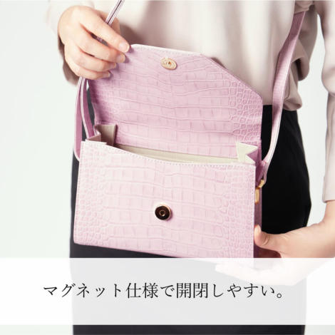 【良品】HAMANO 濱野皮革工藝 クロコダイル ローズピンク ハンドバッグ コッコビアンレディースバッグ ハンドバッグ クロコ【濱野皮革