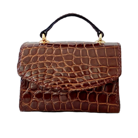 各商品限定1点限り】セラフィーナクロコショルダーバッグ【濱野皮革