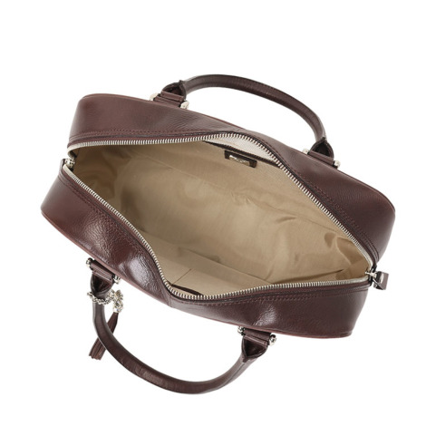 現品限りオンライン限定】ボストンバッグ(チョコ)【濱野皮革工藝